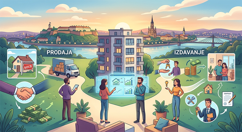 prodati il iznajmiti nekretninu u Novom Sadu